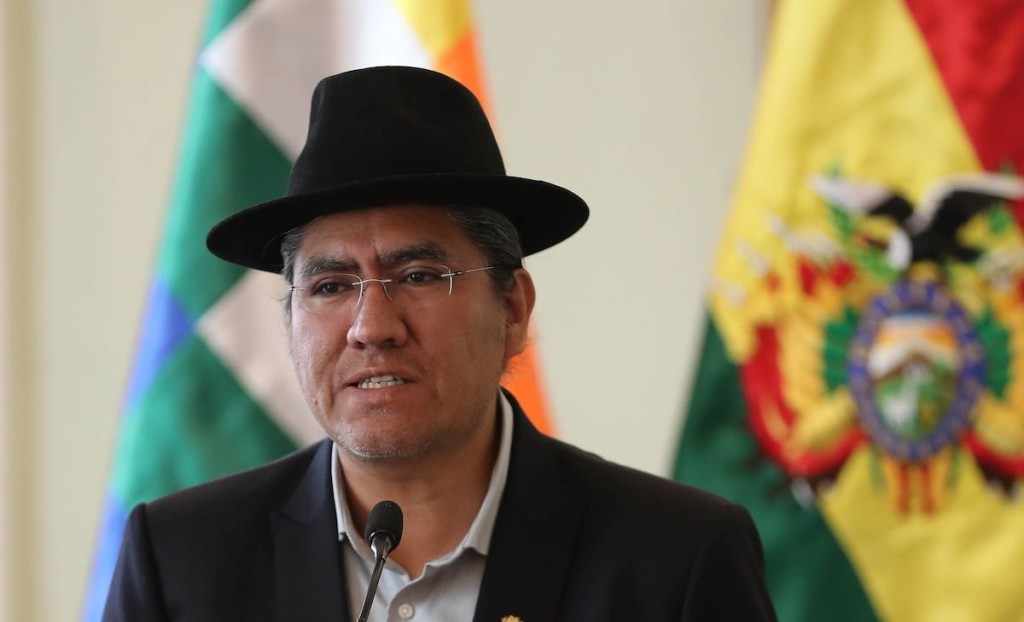 Diego Pary, canciller de Bolivia, negó el fraude electoral que denuncia la oposición.